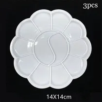Comprar Bandeja Redonda De Pintura Artística, Paleta De Plástico Bla