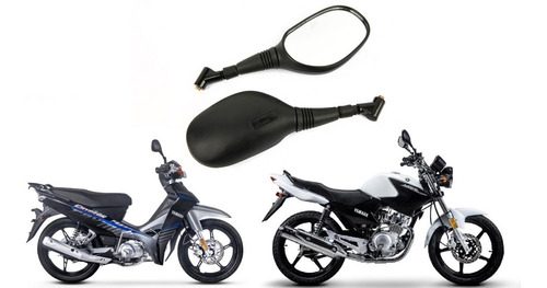 Juego Espejos Yamaha New Crypton No Originales En Fas Motos