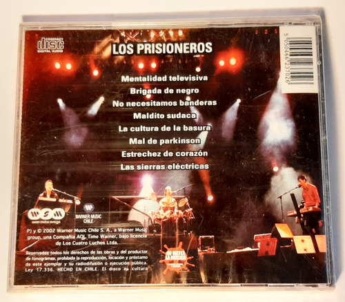 Los Prisioneros: En Vivo ( Cd Sellado)