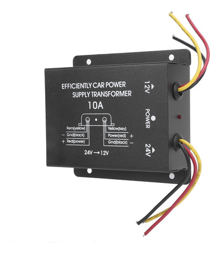 - Transformador 10a Dc Convertidor De Corriente 24v A 12v