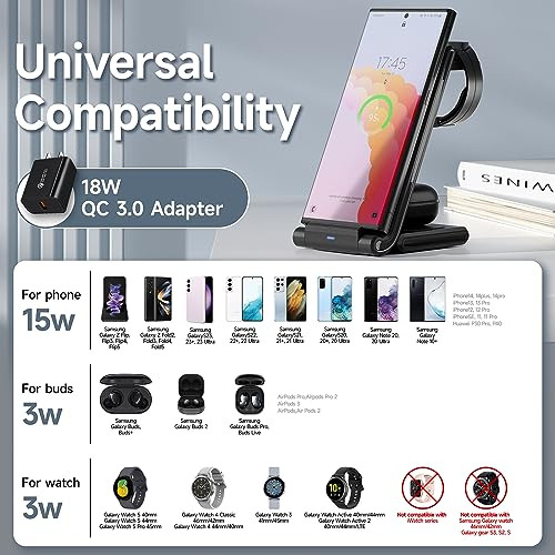Inalambrico Carga Estacion Para Galaxy S23 S22 S20 Ultra Z F