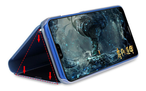 Flip Cover De Lujo Tipo Espejo Huawei P30 Pro + Entrega In