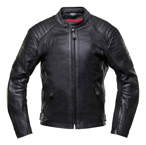 Campera Cuero Hombre Moto Stav Style 1 Protection Teo Motos 