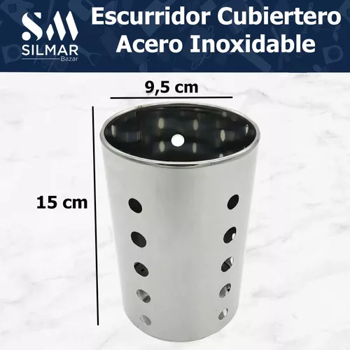 Escurridor de Cubiertos de Acero Inoxidable Cubiertero