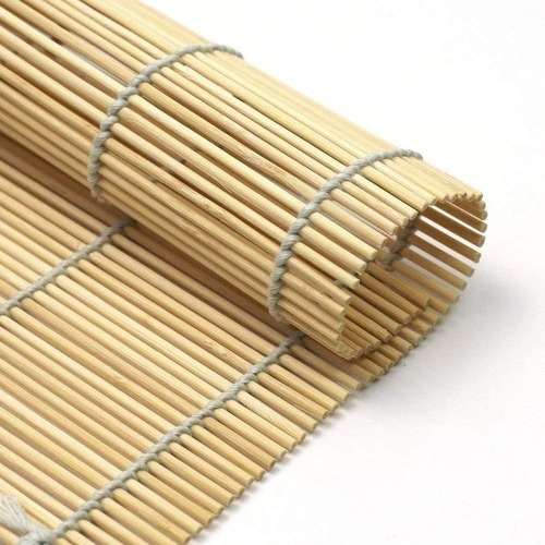Imagen 2 de 6 de Esterilla Para Hacer Sushi Rollo De Madera De Bambú