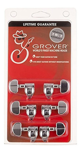 Grover 102-18c Rotomatic 18: 1 3 Por Side Tuners, Chrome
