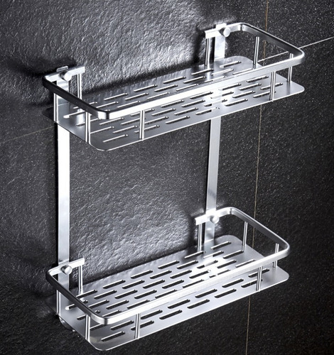 Esquinero Organizador Repisa De Baño Aluminio Ducha Estante