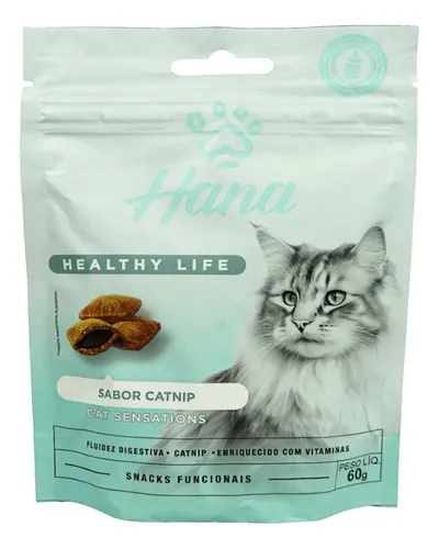 Petiscos Hana Nuggets P/ Gatos Adultos Catnip 60g | MercadoLivre