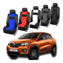 Comprar Fundas Cubre Asiento Auto Cuero Ecológico Para Renault Kwid.