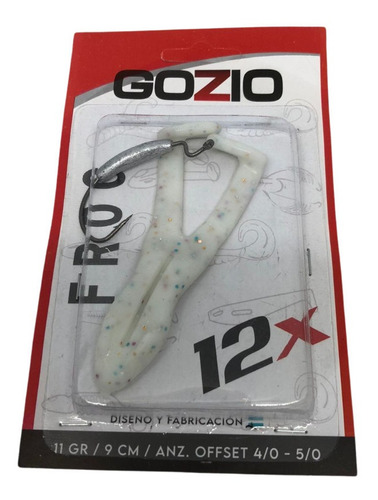 Goma Soft Señuelo Gozio Frog 11g X1 Tararira Consultar Color