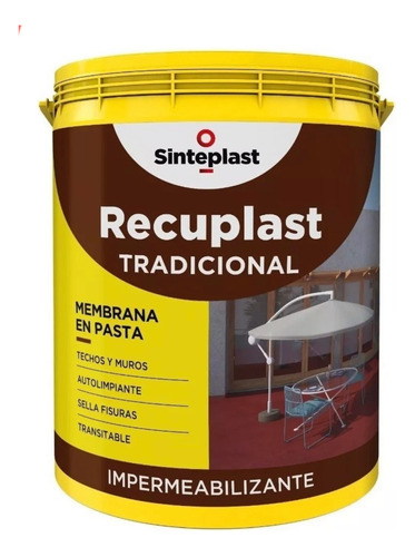 Recuplast Tradicional Sinteplast 10 Litros