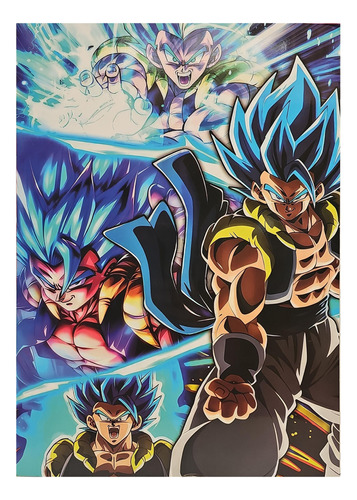 Poster Cuadrado Dragon Ball, Vegito Modelo 2