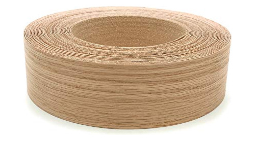 Cinta De Borde Roble Rojo 1 1/2puLG X 50' Preglued, Flexible