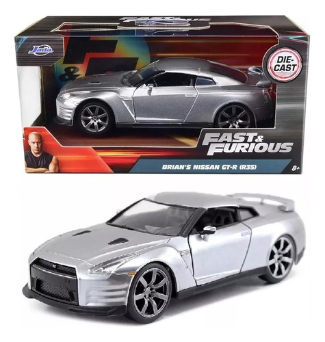 Brian's 2009 Nissan Gt-r (r35) Velozes E Furiosos 1/32 Jada