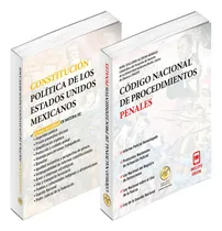 Comprar Paquete Constitución Política De Los Estados Unidos Mexicanos Código Nacional Procedimientos Penales Bolsillo 2025 Con Versiones Digitales