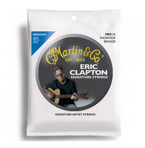 Encordado Guitarra Acustica Martin & Co Mec13 Clapton 13/56