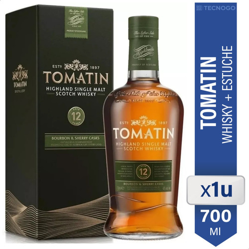 Whisky Tomatin 12 Años Bourbon & Sherry Cask - 01almacen