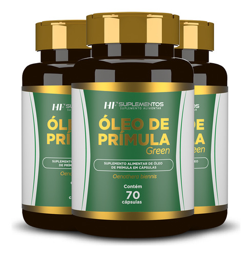 3x Oleo De Primula Hf Suplements 70 Caps