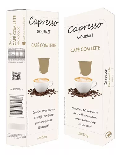 Cápsulas Nespresso Cappuccino Chocolate Café Italle 50 Unid