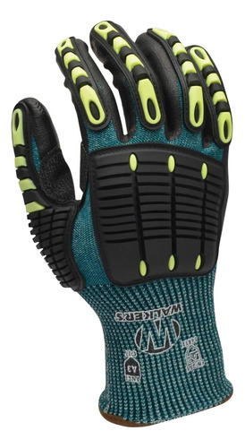 Walkers Hppe Guantes Palm & Impact Bumpers - Grande, Resiste