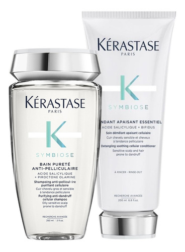 Kit Shampoo Y Acondicionador Kerastase Symbiose Purete 250ml