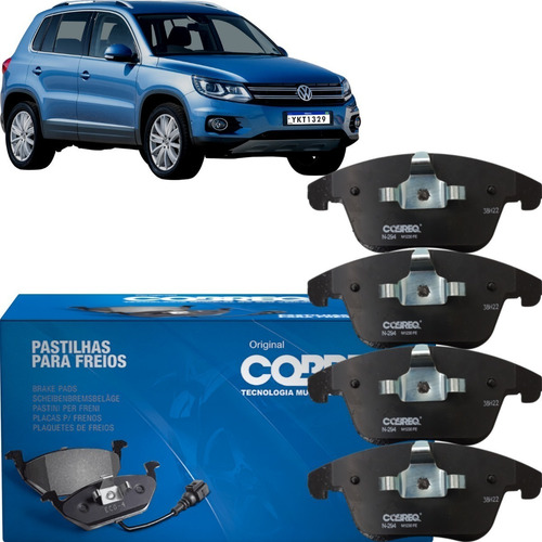 Pastilha Freio Dianteira Original Cobreq Q3 Tiguan 1.4 2.0