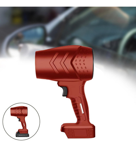 Soplador De Ventilador De Turbina, Plumero Eléctrico, Rojo