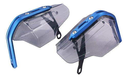 2 Protectores De Manos Para Motocicleta, Marrón Y Azul