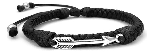 Pulsera Manilla Cuero Trenzado Flecha Iconic Store