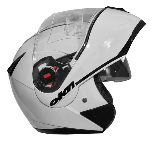 Casco Rebatible Okn 10 Doble Visor Gaona Motos