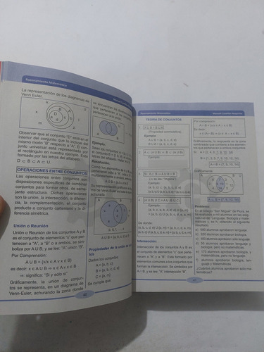 Libro Razonamiento Matematico Teórico Práctico Coveñas