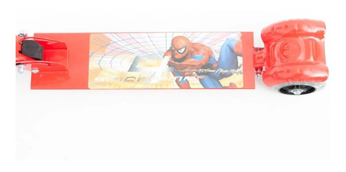 Imagen 2 de 7 de Monopatín Infantil 3 Ruedas Disney Marvel Luz Set Protección