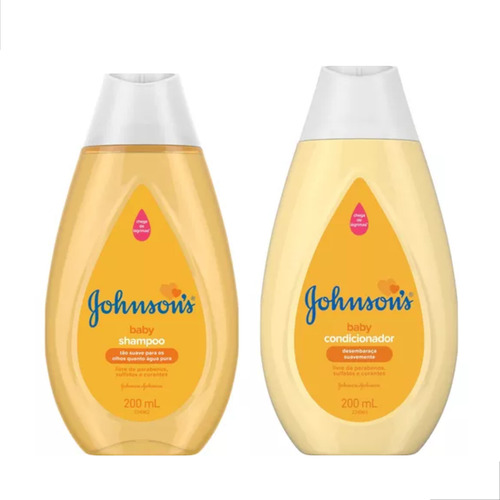Kit Condicionador + Shampoo Johnsons Baby Regular 200ml