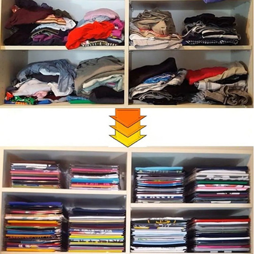 Imagen 7 de 8 de Bandejas Organizadoras De Remeras Y Camisas X10 Para Placard