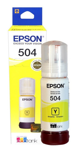 Imagen 1 de 1 de Tinta Original Epson 504 Amarillo T504420