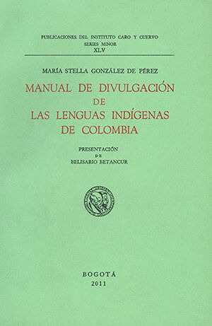 Libro Manual De Divulgación De Las Lenguas Indigena Original