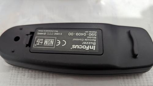 Control Remoto Proyector Infocus Buzzer 590-0409-00 (Usado)