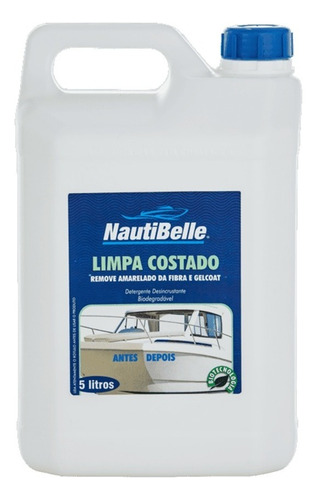 Limpa Costado Premium 5l Remoção De Oxidação Nautibelle