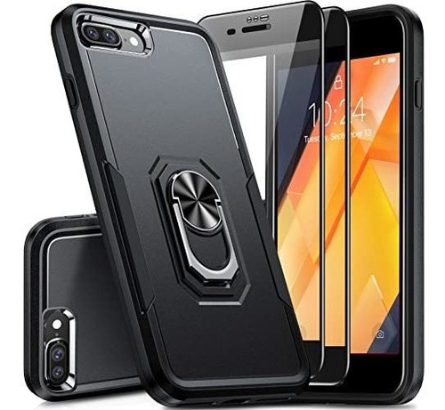 Nínive Para iPhone 8 Plus Case, [4 En 1] iPhone 7 K3ttz