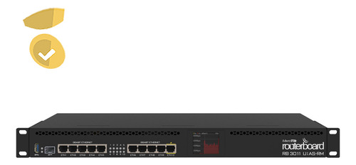 Router Board Mikrotik Rb3011uias-rm 10 Puertos Gigabit + Sfp