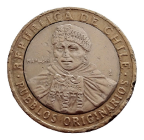 Moneda 100 Pesos Pueblos Originarios - Chile