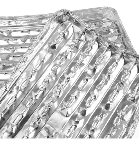 20 Piezas Papeles Desechables De Aluminio Bandeja De