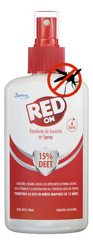 Repelente Para Mosquitos En Spray Aroma Citronela Red On