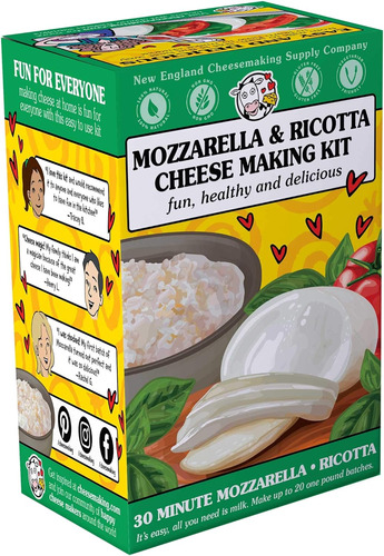 Kit Para Hacer Queso Mozzarella Y Ricotta
