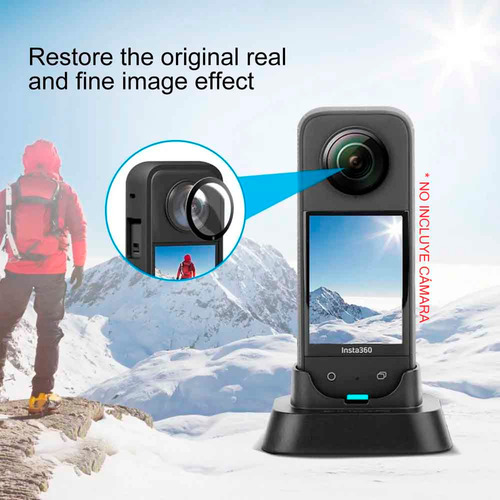 Protectores Adhesivos Para Lente De Insta 360 X3, 2pzs Lens