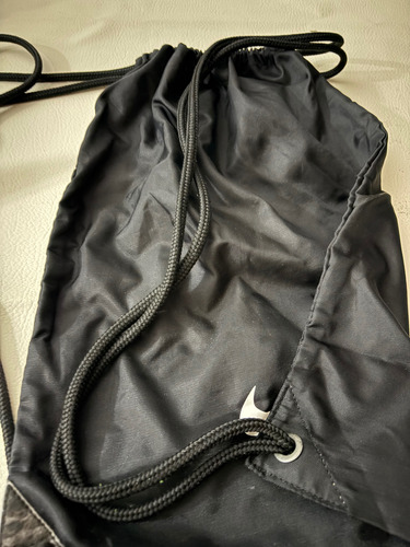 Bolso Marinera Mochila Botinero. Nike. Original Negro (Usado)