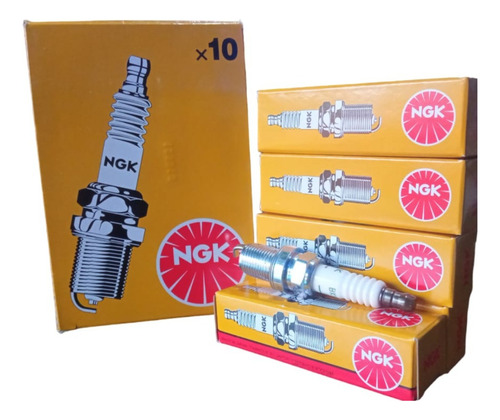 Bujías Ngk Punta De Platino Pack 4 Bkr6egp.