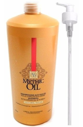 Loreal Mythic Oil Shampoo Nutricion Cabellos Gruesos X 1000