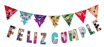 Comprar Jovenes Titanes Set X 2 Guirnaldas Feliz Cumple + Banderin Varios Jovenes Titanes\u002F Teen Titans Go