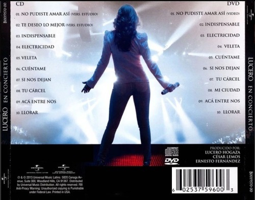 Lucero - En Concierto Cd + Dvd ¡ Y Sellado